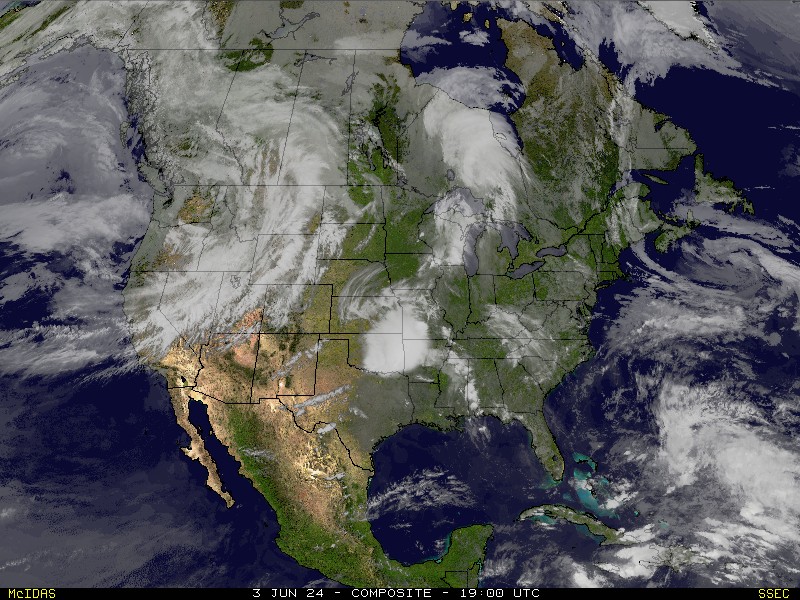 US Composite Satellite Image