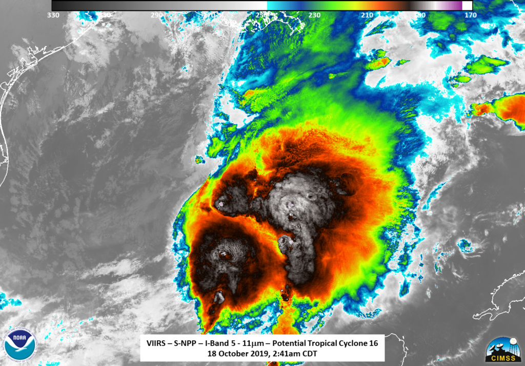 Potential Tropical Cyclone Sixteen From 18 October 2019 — SSEC