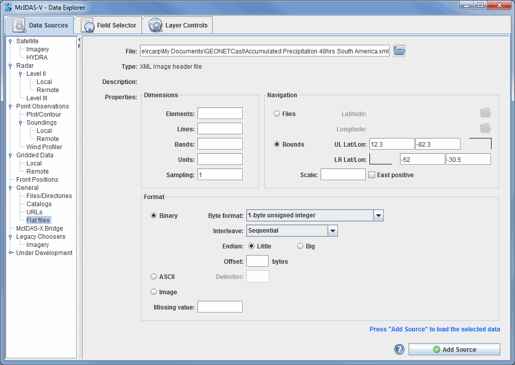 Image 1: Flat File Chooser