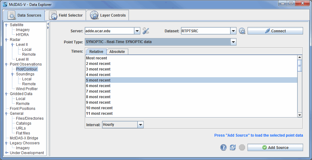 Image 1: Point Data Chooser