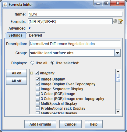 Image 1: Formula Editor Dialog