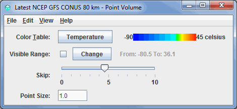 Image 1: Point Volume Controls Properties Dialog