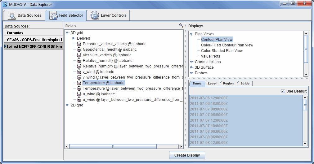 Image 1: Field Selector tab