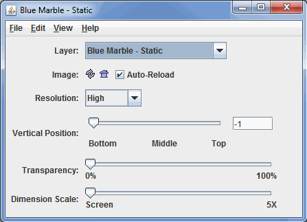 Image 1: WMS Control Dialog