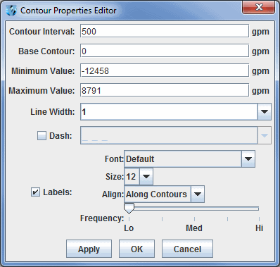 Image 1: Contour Properties Editor