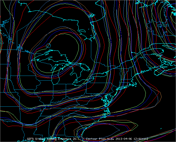 Image 5: Contour Plan View Display for Ensembles