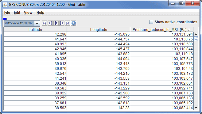 Image 4: Grid Table Display