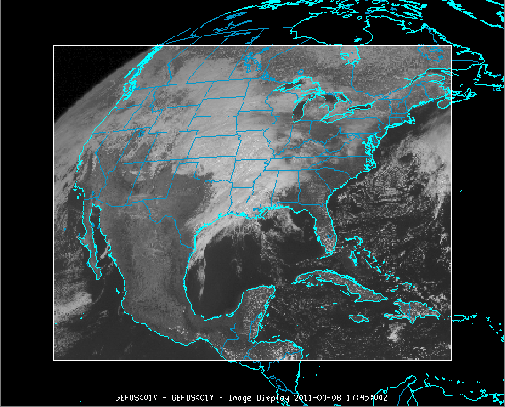 Image 1: Satellite Image in the Main Display Window