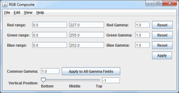 Image 2: RGB Composite Controls