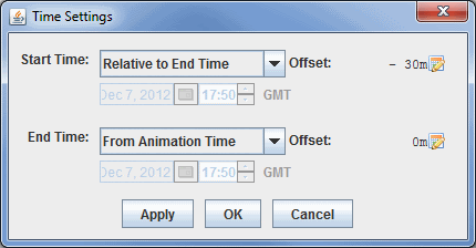 Image 3: Time Settings Dialog