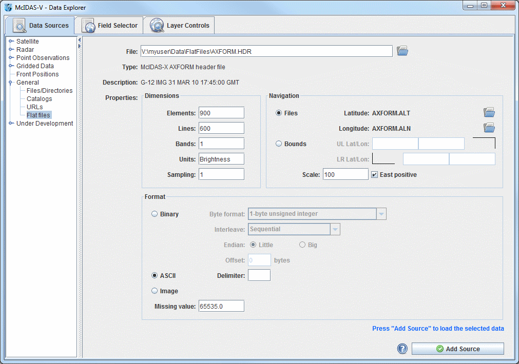 Image 1: Flat File Chooser