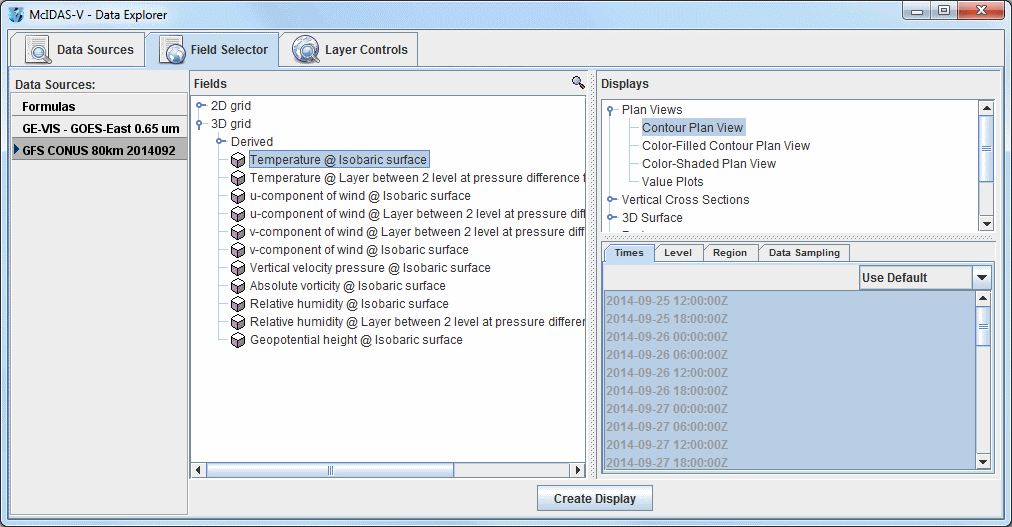 Image 1: Field Selector Tab