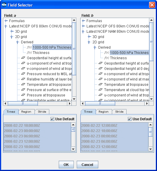 Image 2: Field Selector Window