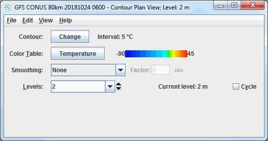 Image 1: Contour Plan View Controls