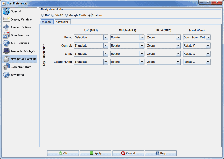 Image 1: Mouse Navigation Controls (Default)