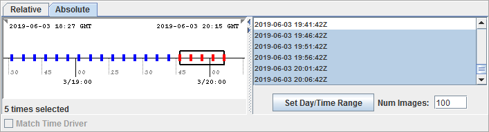 Image 2: Absolute Times Chooser