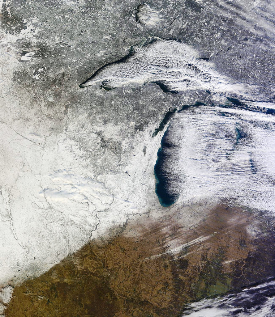 Superior snowfall: Study compares lake-effect snow to large snowstorms ...